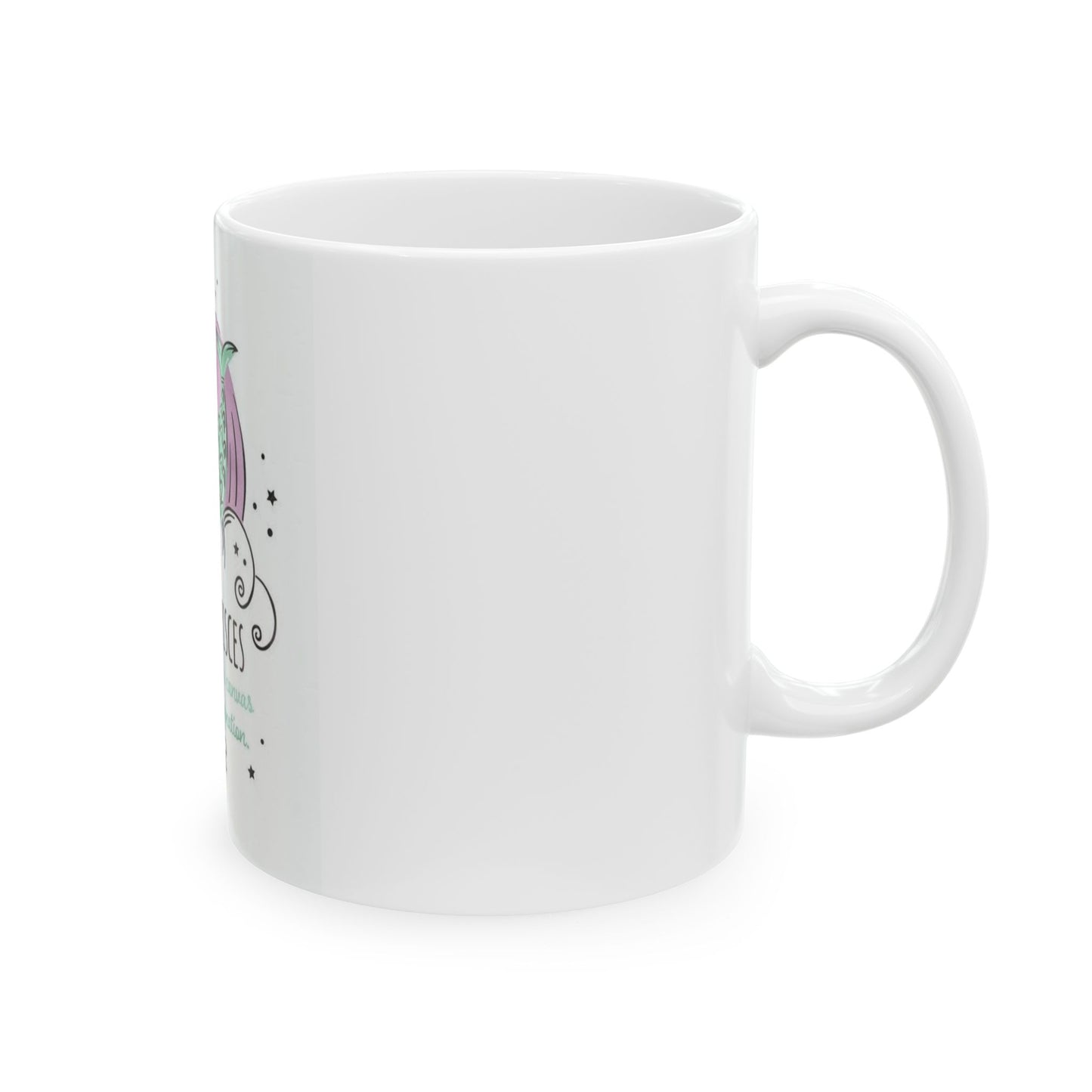 Pisces Horoscope Mug – Celestial Fish Ceramic Cup