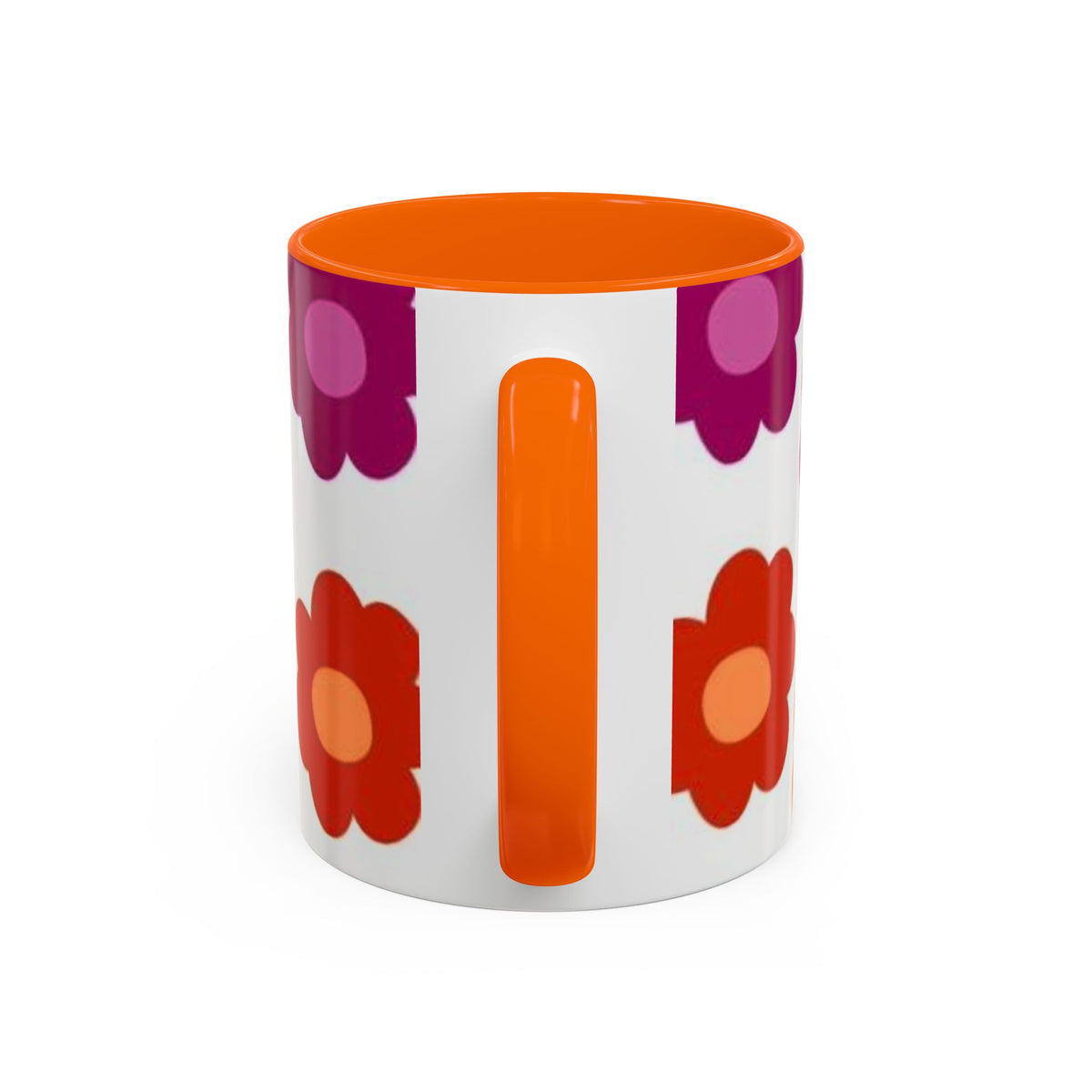 Colorful Floral Accent Coffee Mug for Cheerful Sips, Gift for Garden Lovers, Teatime Essential, Home Decor, Spring Celebrations