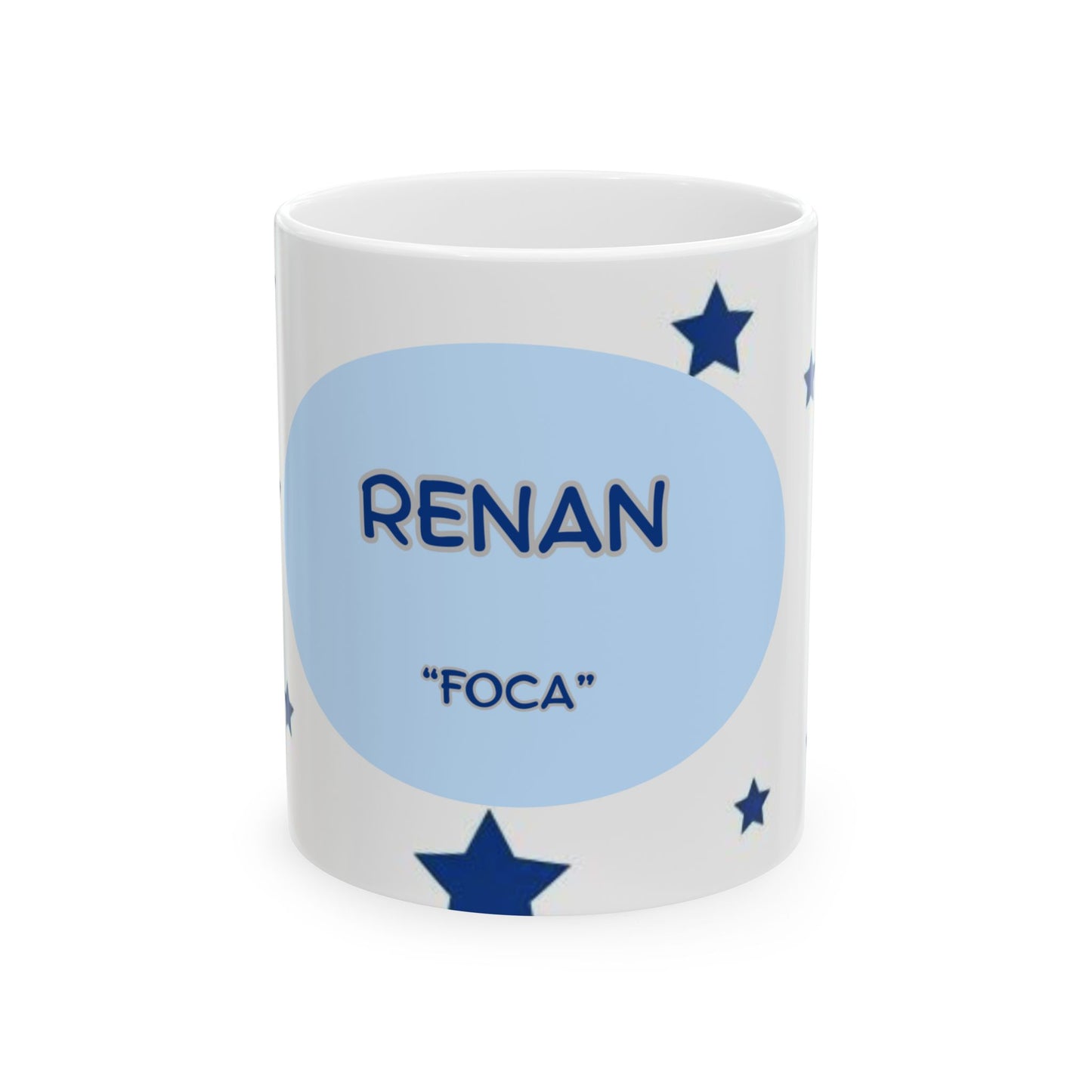 Personalized Starry Ceramic Mug, Custom Name Mug, Coffee Cup, Gift for Him, Unique Home Decor, Birthday Gift, Foca Mug