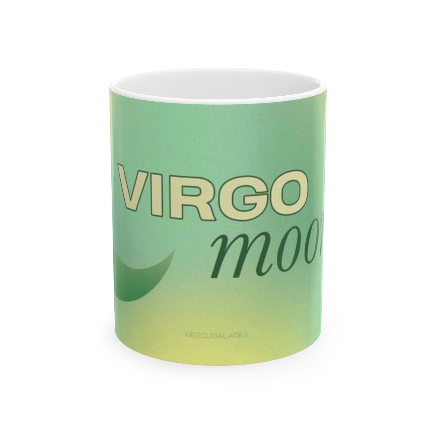 Virgo Moon Ceramic Mug - Astrology Gift for Virgo Lovers, Horoscope Mug, Home Decor, Unique Coffee Cup, Zodiac Sign Mug