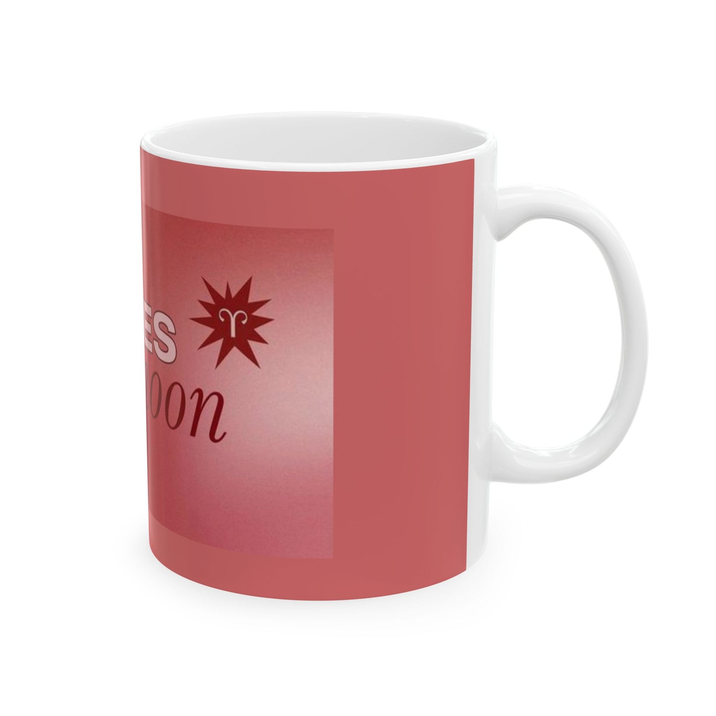 Aries Moon Ceramic Coffee Mug, Zodiac Gift for Astrology Lovers, Horoscope Cup, Astrology Decor, Tea Mug, Birthday Gift