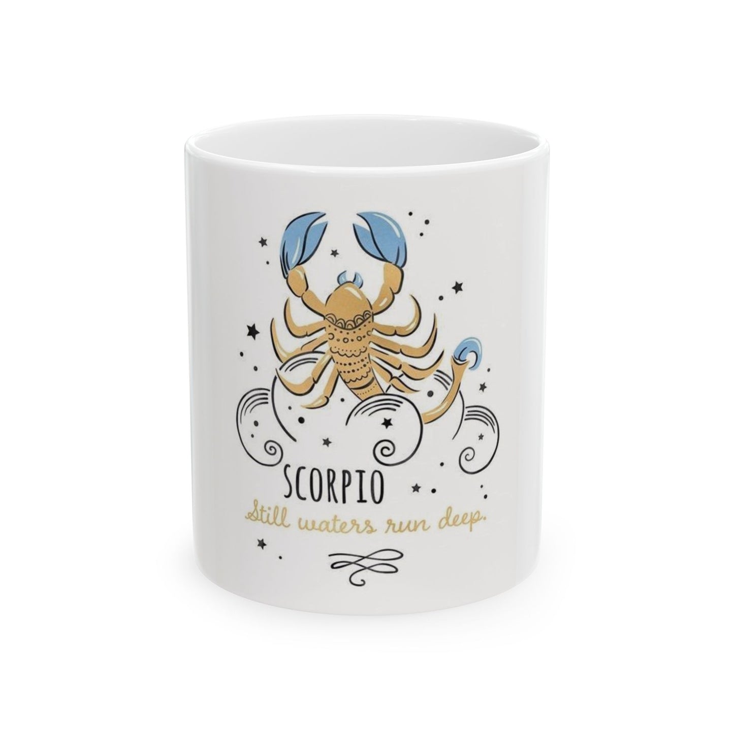 Scorpio Astrology Mug – Strength & Mystery Quote Cup