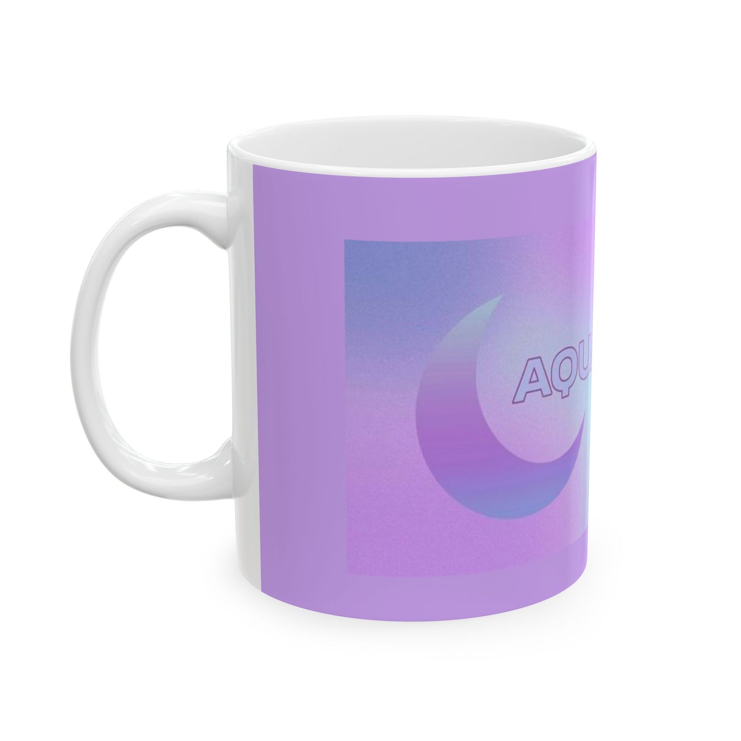 Aquarius Moon Ceramic Mug - Astrological Gift for Astrology Lovers, Horoscope Mug, Zodiac Decor, Unique Coffee Cup, Spiritual Gift