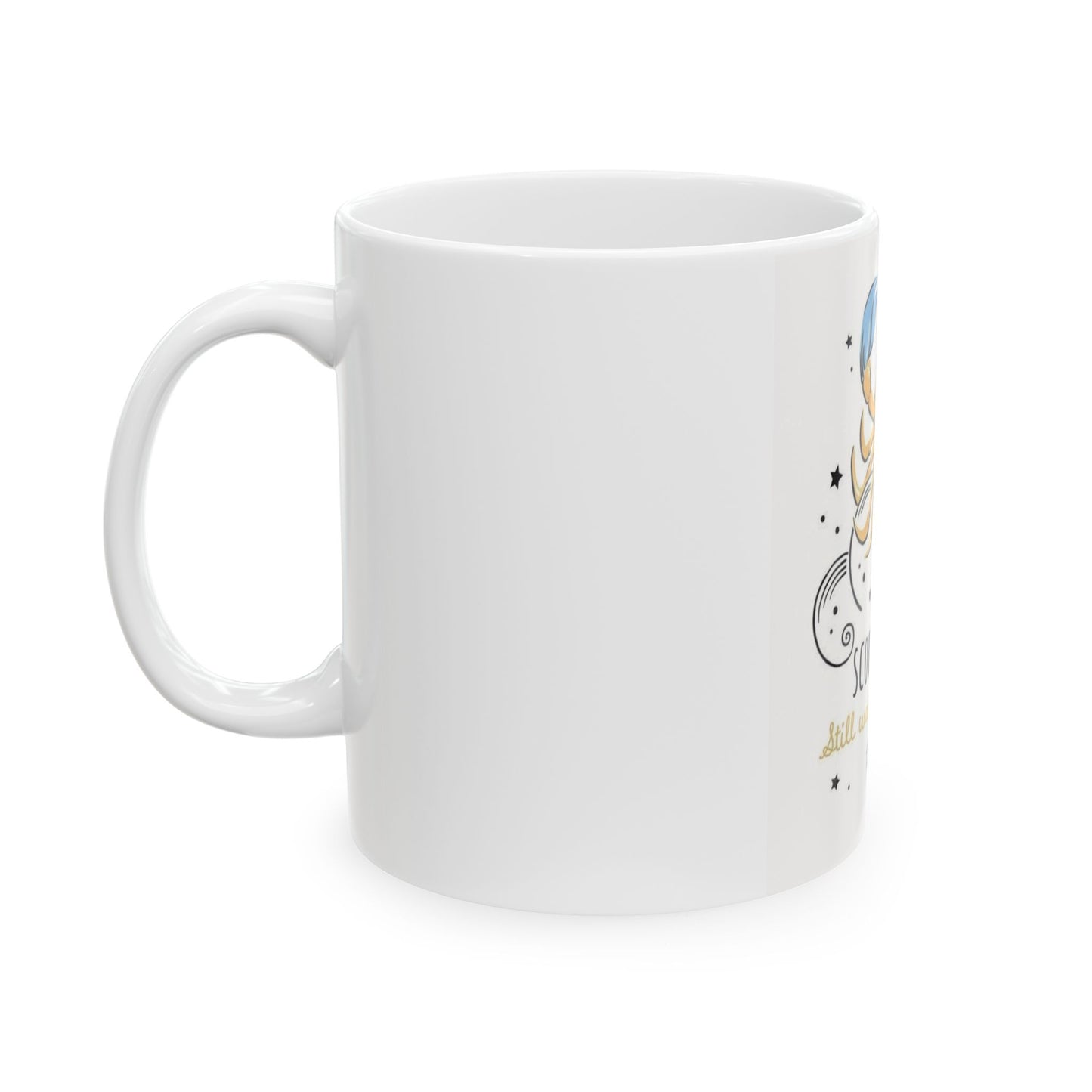 Scorpio Astrology Mug – Strength & Mystery Quote Cup