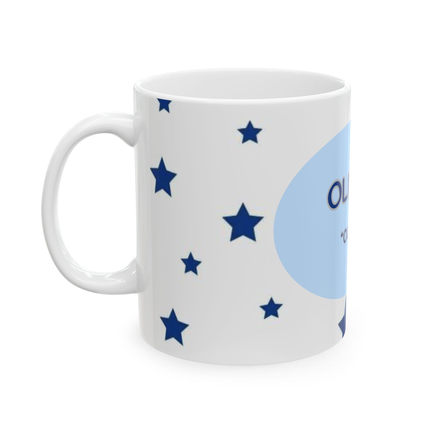Personalized Starry Ceramic Mug - Perfect Gift for Oliver, Birthday, Home Office Decor, Unique Custom Drinkware, Special Occasions