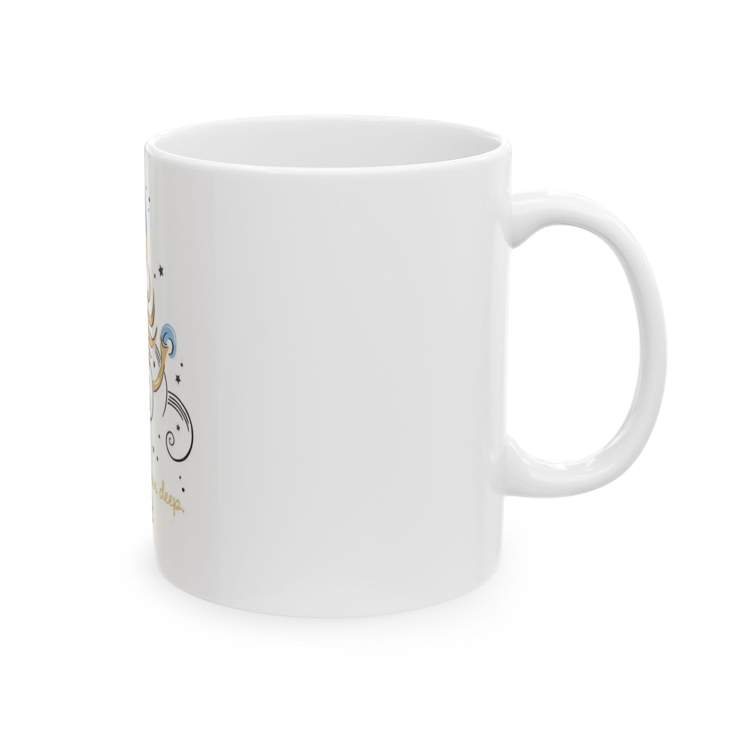 Scorpio Astrology Mug – Strength & Mystery Quote Cup