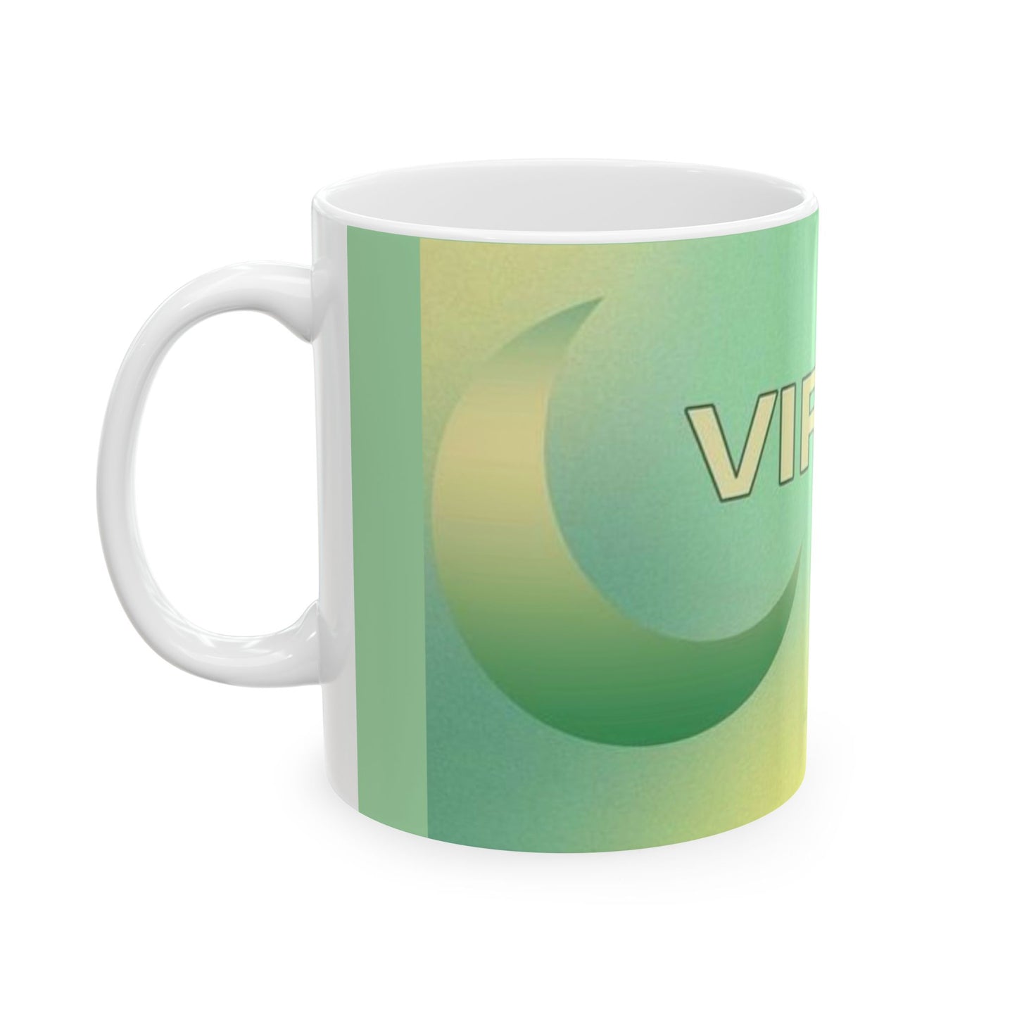 Virgo Moon Ceramic Mug - Astrology Gift for Virgo Lovers, Horoscope Mug, Home Decor, Unique Coffee Cup, Zodiac Sign Mug