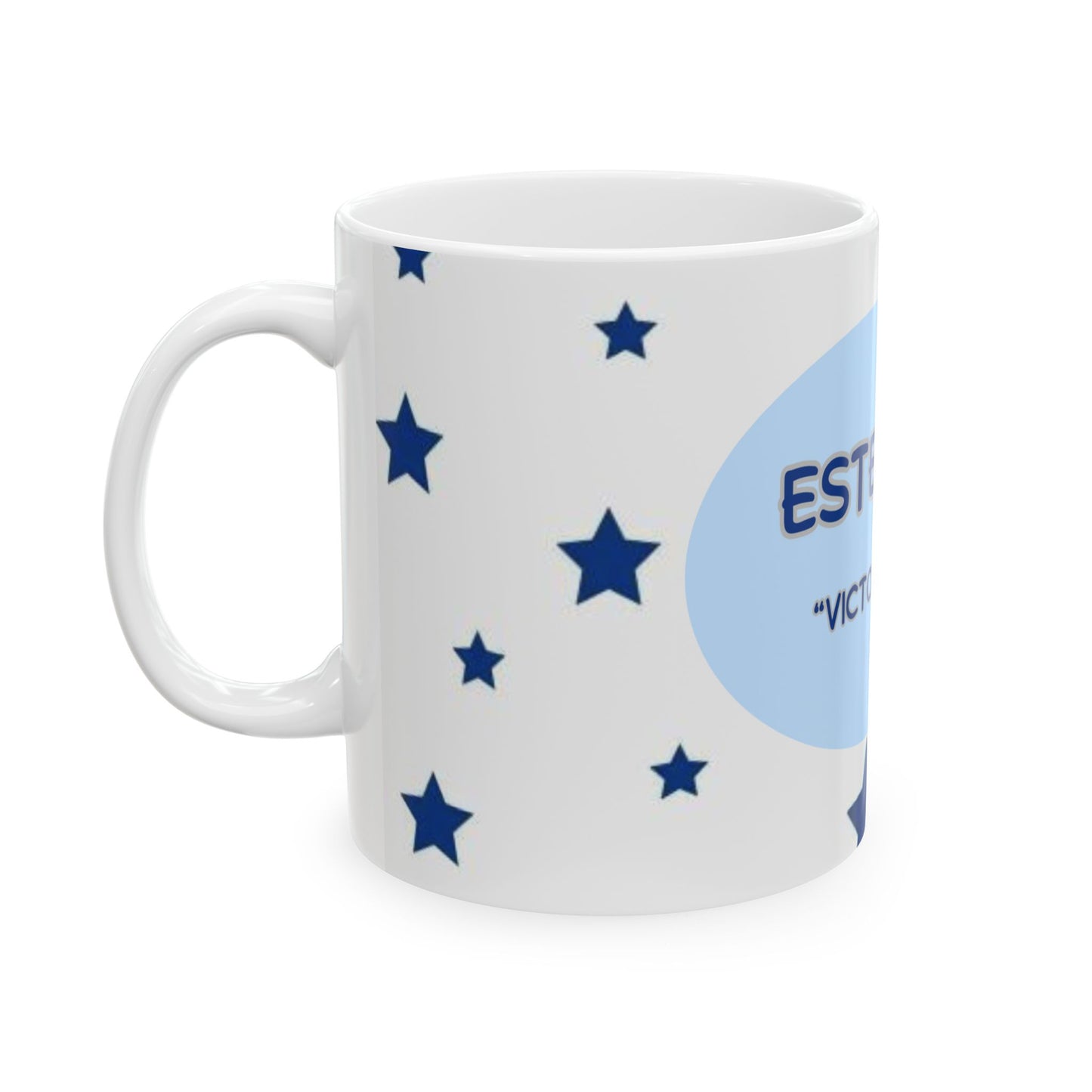 Custom Starry Ceramic Mug for Esteban, Personalized Gift, Coffee Cup, Birthday Present, Home Decor