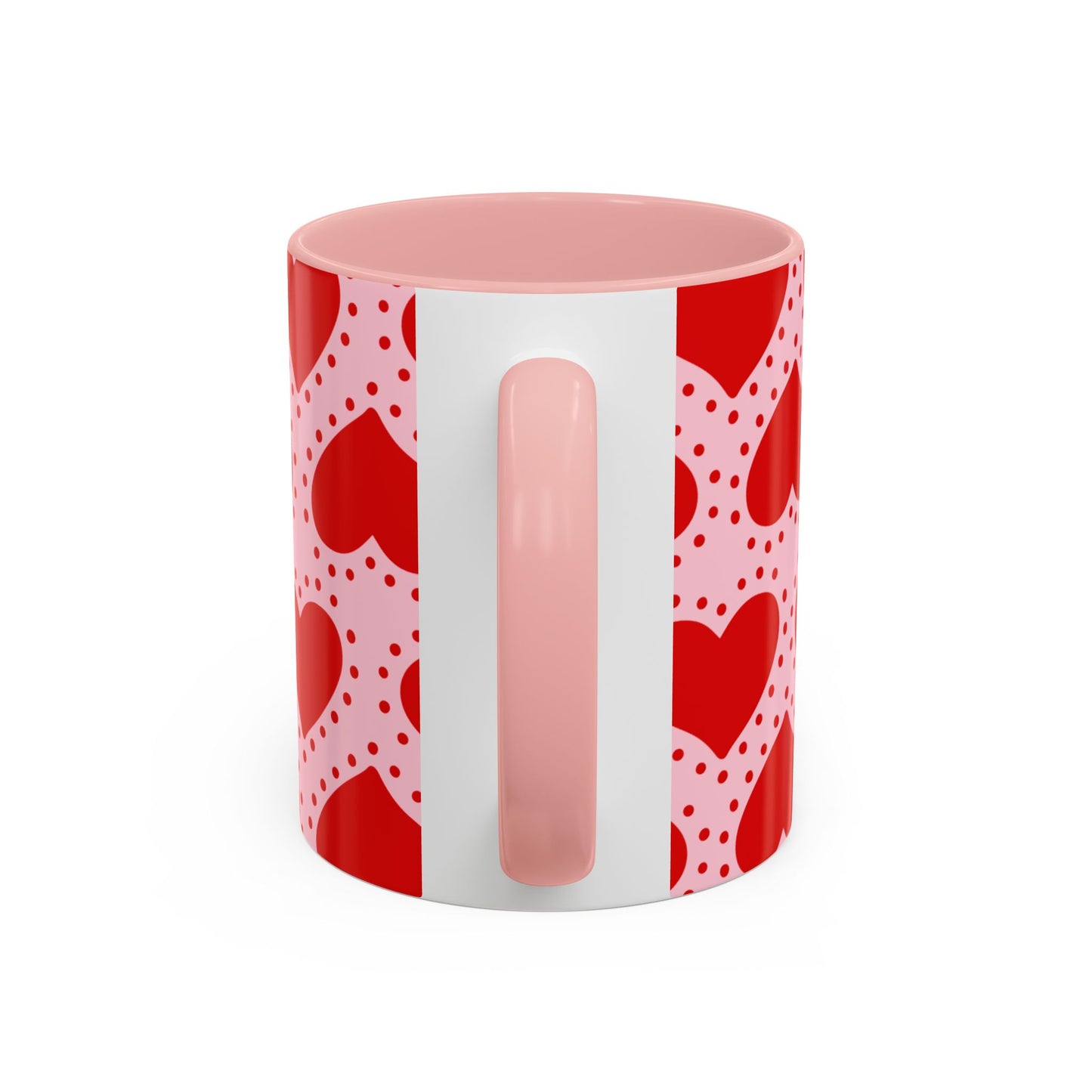 LOVE MUG, VALENTINE´S DAY RED HEARTS 11 ONZ MUGS