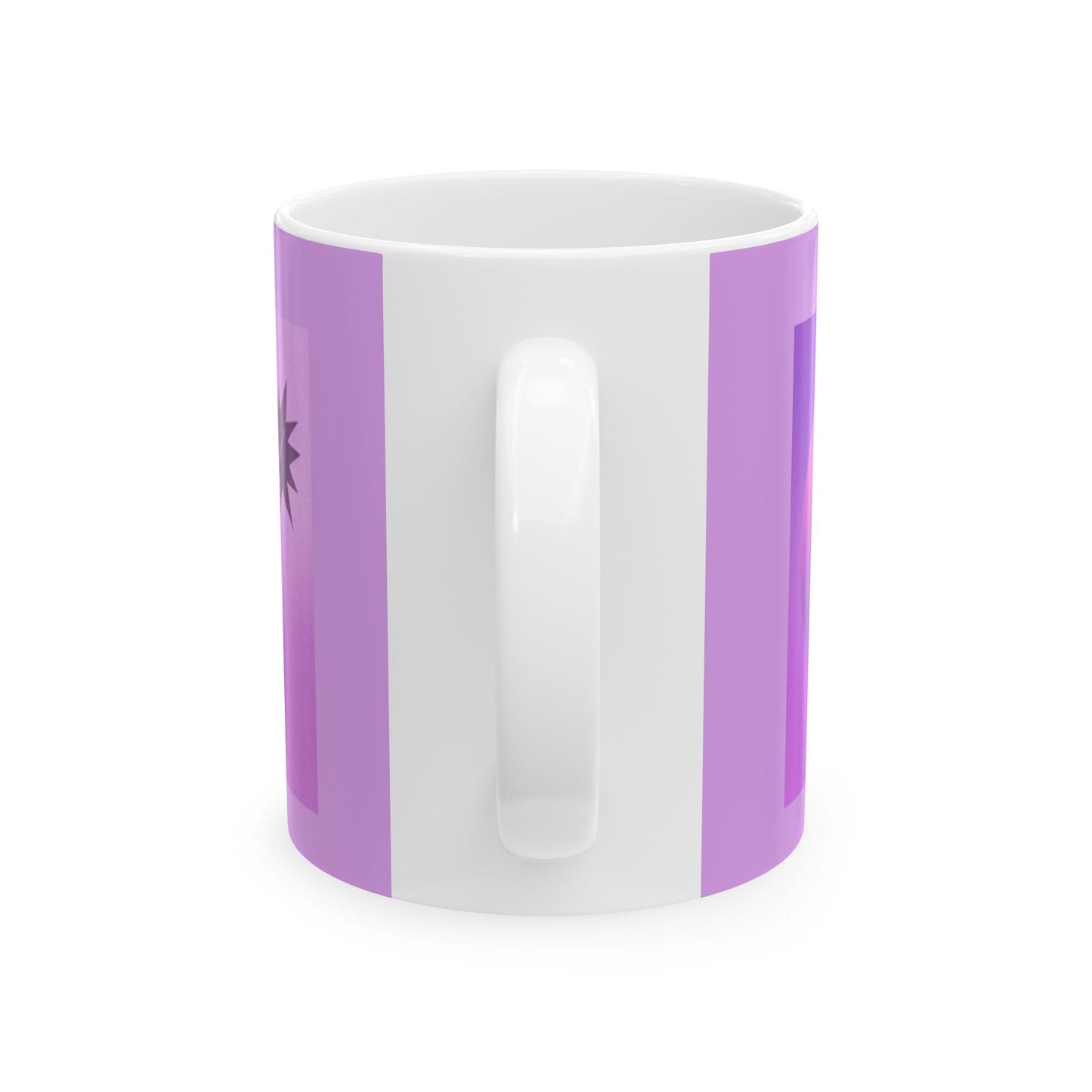 Sagittarius Moon Ceramic Mug - Astrology Drinkware for Zodiac Lovers, Coffee Cup, Horoscope Gift, Purple Mug, Celestial Decor
