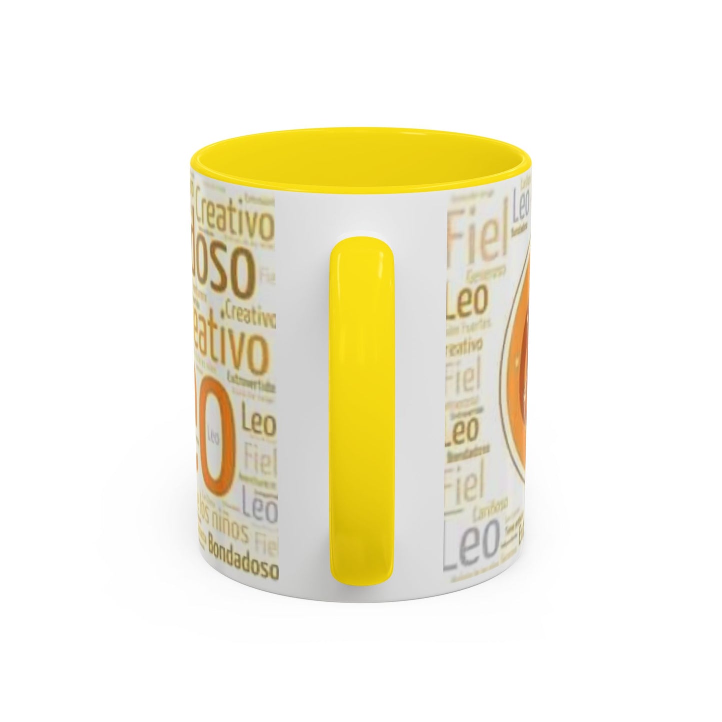 Leo Themed Accent Coffee Mug – Perfect Gift for Astrology Lovers, Birthdays, Home Decor, Zodiac Mug, Leo Pride