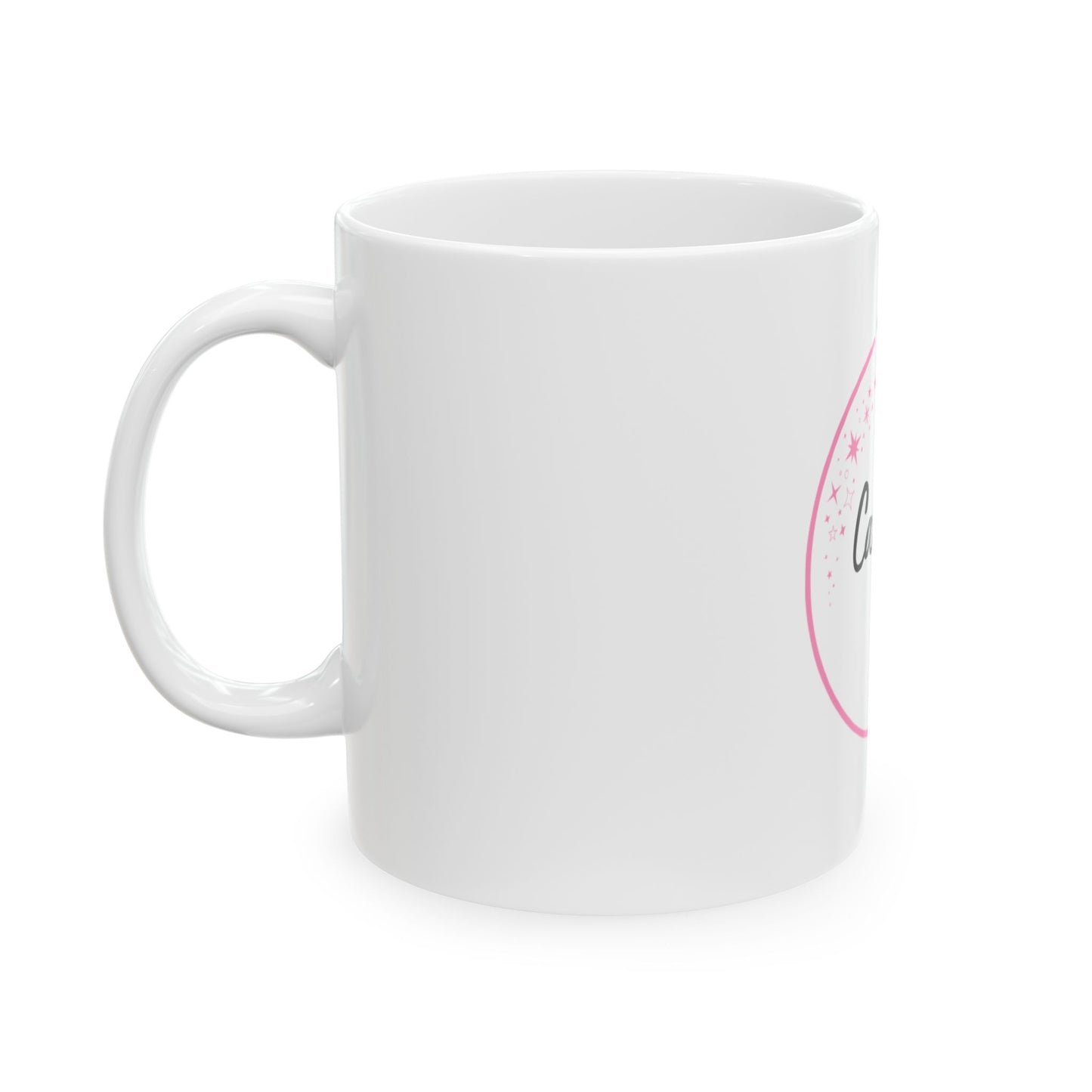 Ceramic Mug: :Camila "Pure Elegance in Every Sip"