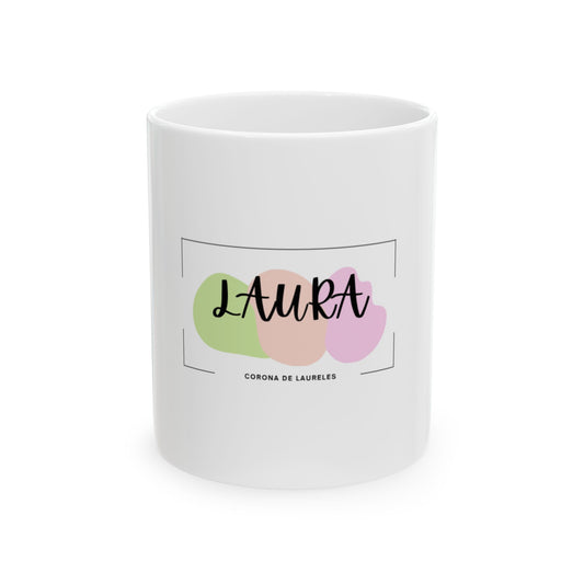 Taza Laura – Corona de Laureles | Diseño Moderno