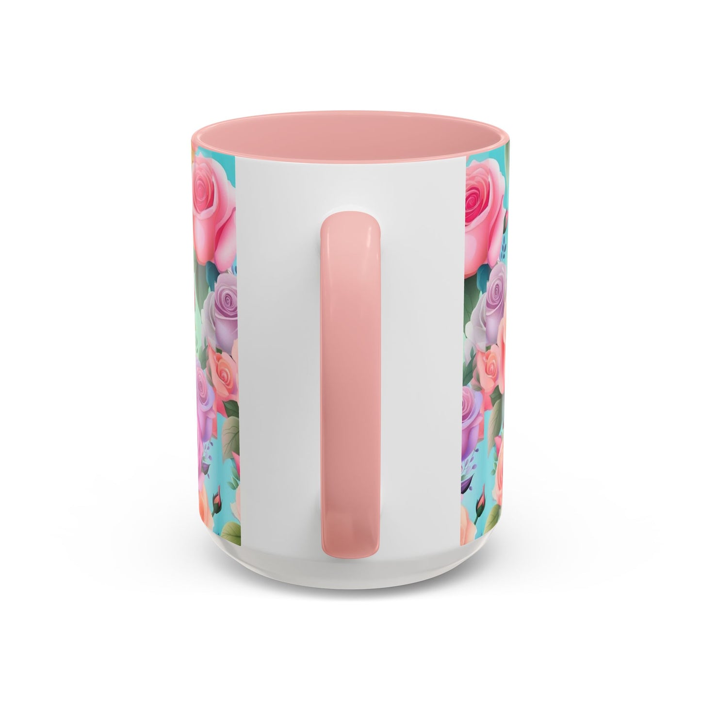 Floral Accent Coffee Mug | Vibrant Rose Design for Garden Lovers, Perfect Gift for Birthdays, Mother's Day, and All Occasions