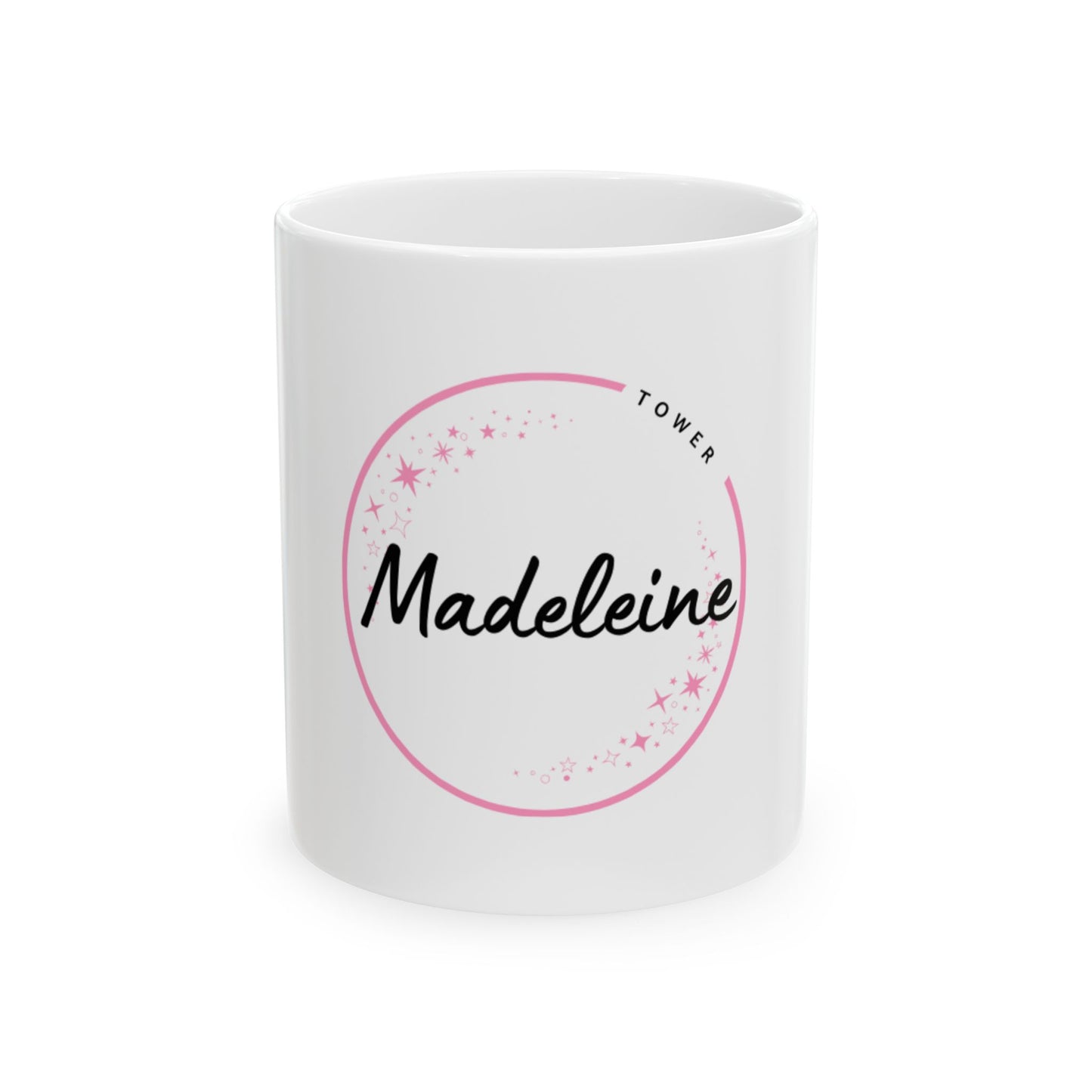 “Madeleine Personalized Mug – Elegant Name Meaning Gift, Ceramic Coffee Cup with French Charm” ✨Customizable Gift for Coffee Lovers, Unique Home Decor, Ideal for Birthdays, Anniversaries, or any Occasion