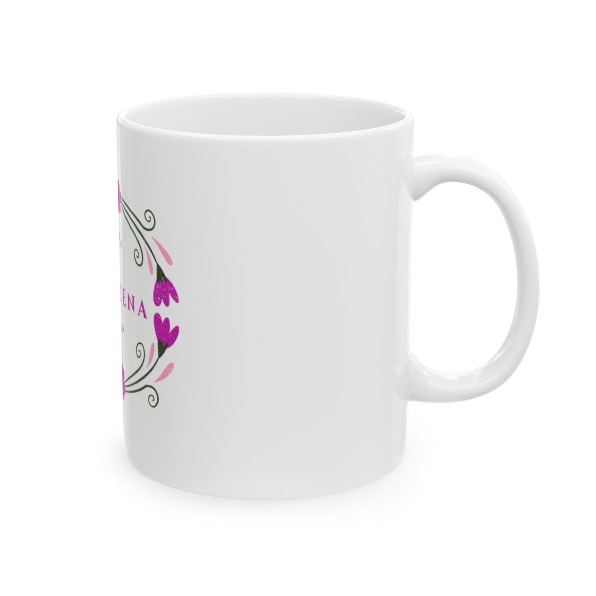 Taza Magdalena – Torre, Mujer de Magdala | Diseño Floral