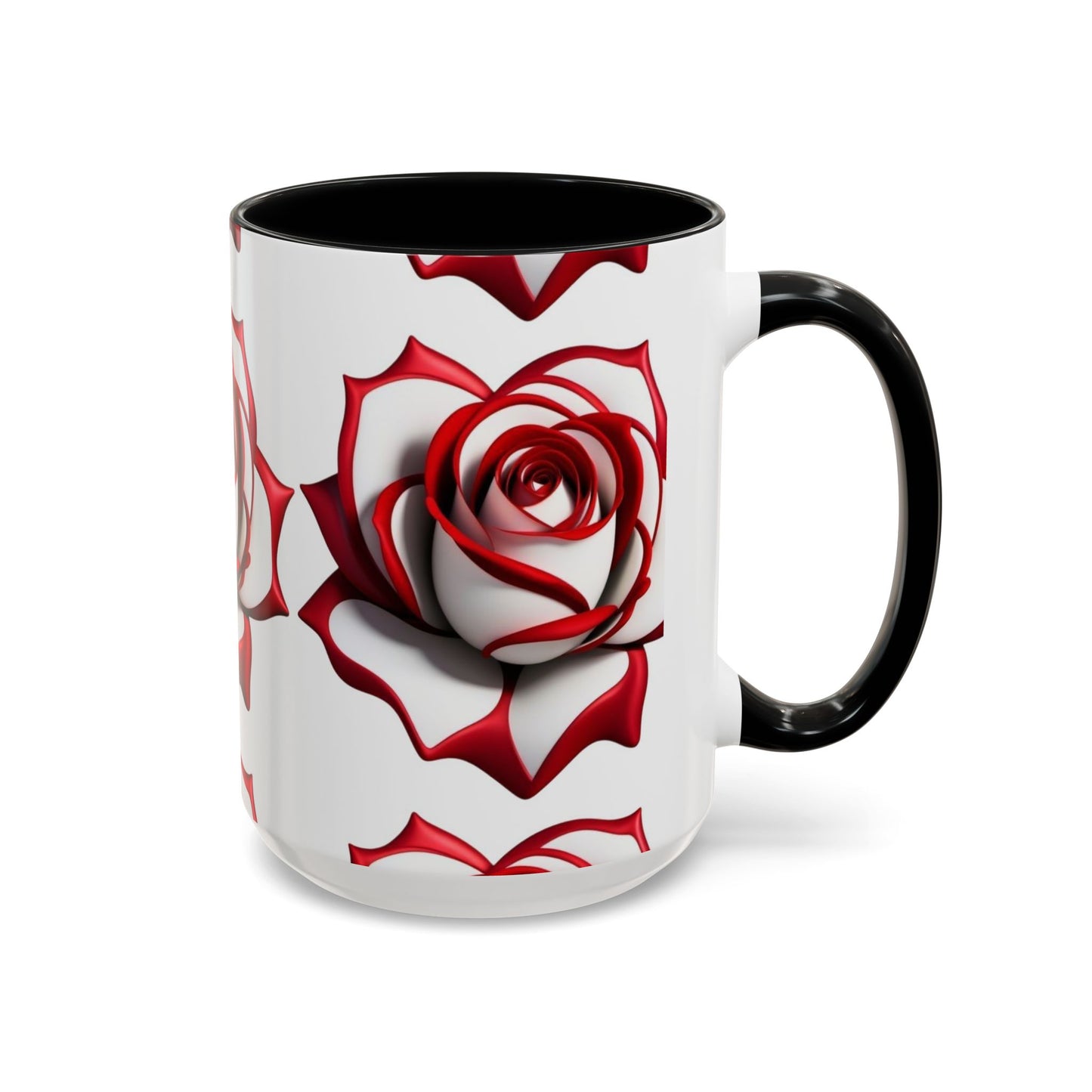 Elegant Floral Coffee Mug, Rose Design Cup, Gift for Flower Lovers, Coffee Lover Mug, Home Decor, Unique Gift Idea