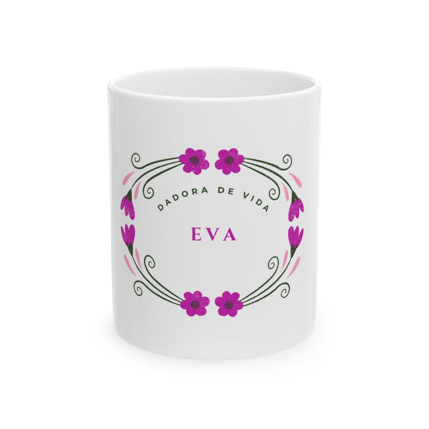 Taza Eva – La que da Vida | Diseño Floral