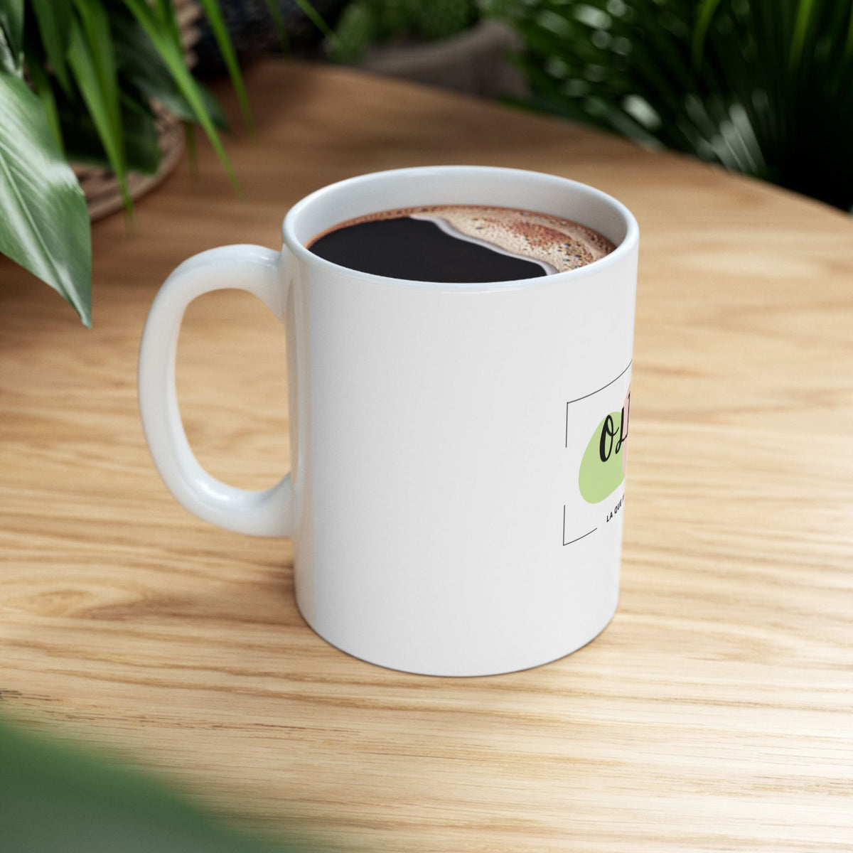 Taza Olivia – Olivo y Paz | Diseño Moderno