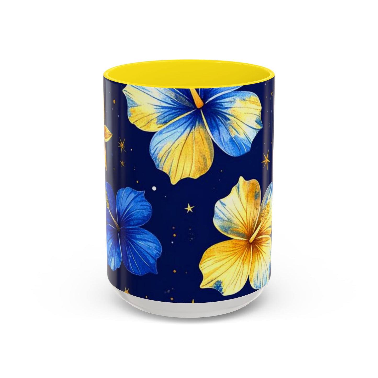 Tropical Floral Coffee Mug, Vibrant Hawaiian Mug, Flower Accent Mug, Gift for Coffee Lovers, Summer Vibes Mug, Floral Decor Mug