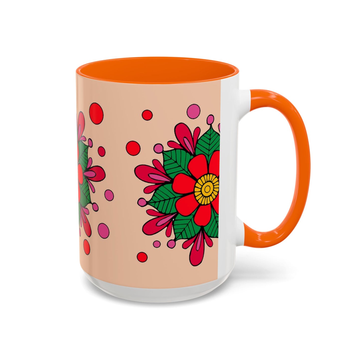 Vibrant Floral Coffee Mug