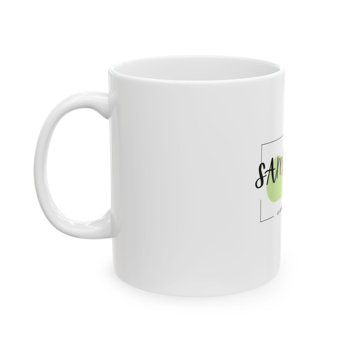Taza Samantha – La que Escucha | Diseño Moderno