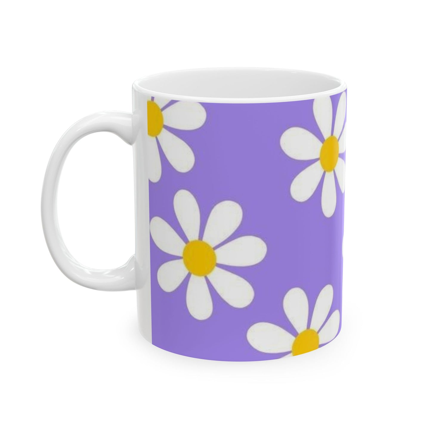 Daisies Ceramic Cofee  Mug, (11oz, 15oz)