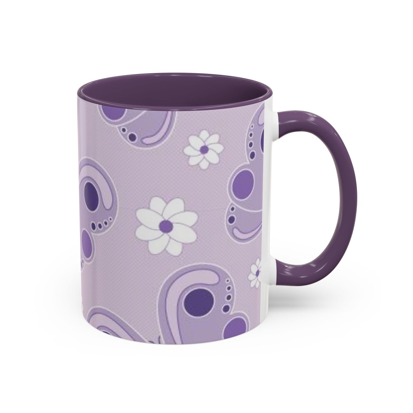 Butterfly Accent Coffee Mug - Floral Drinkware for Nature Lovers, Gift for Her, Spring Decor, Cute Coffee Cup