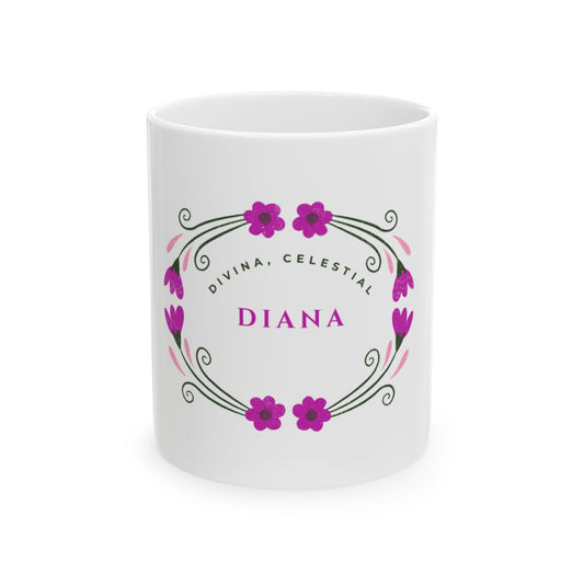 Taza Diana – Divina y Celestial | Diseño Floral