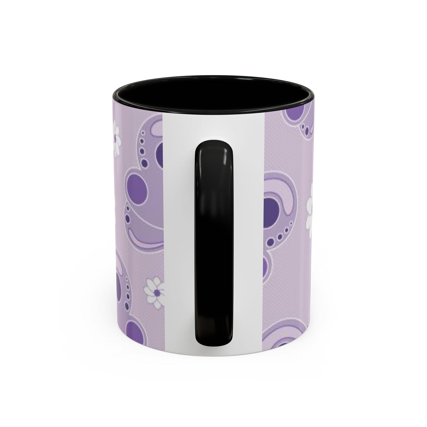 Butterfly Accent Coffee Mug - Floral Drinkware for Nature Lovers, Gift for Her, Spring Decor, Cute Coffee Cup