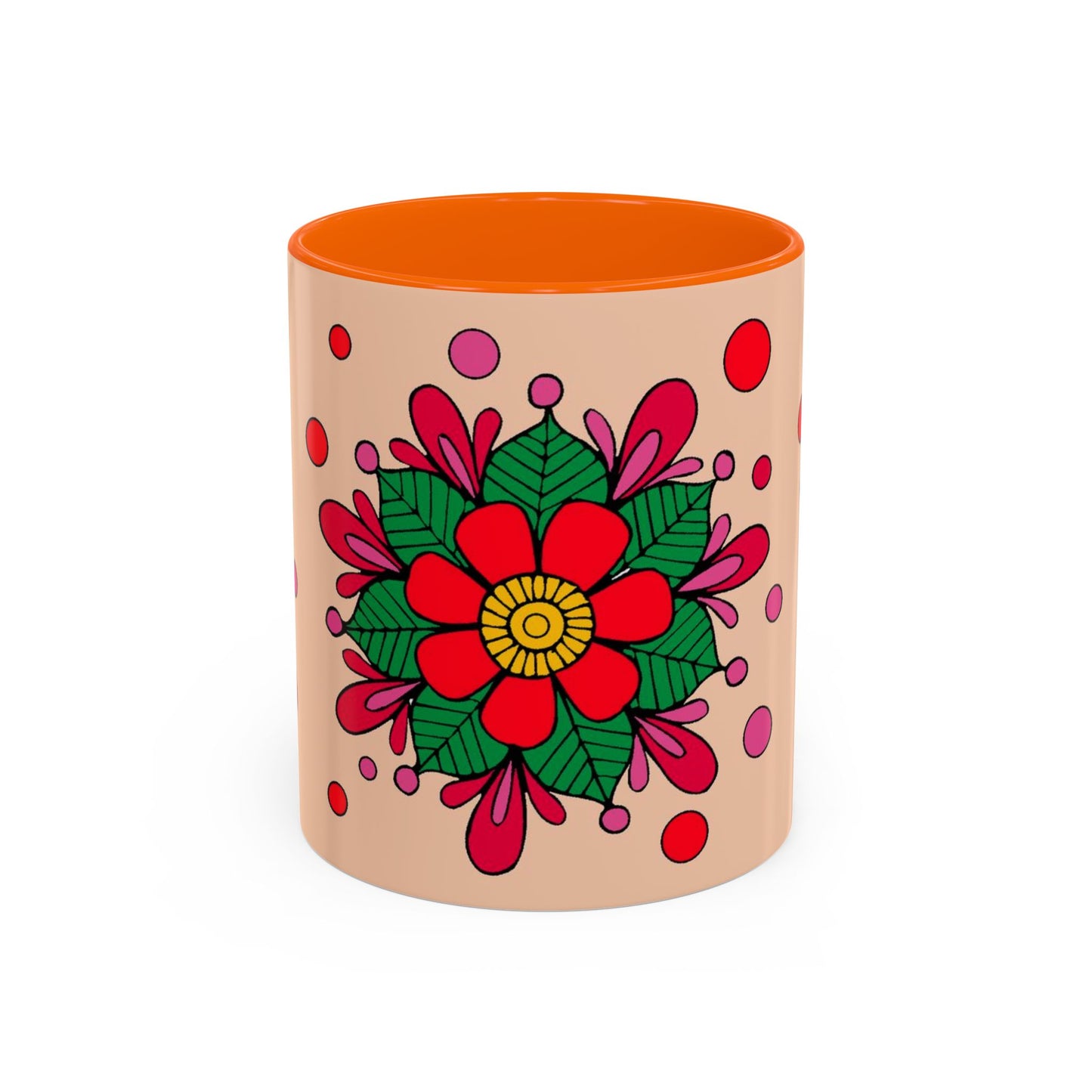 Vibrant Floral Coffee Mug