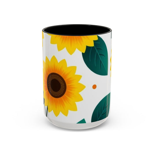 Sunflower Accent Coffee Mug - Brighten Your Morning, Unique Gift for Coffee Lovers, Floral Decor, Home and Office Use, Perfect for Any [...]