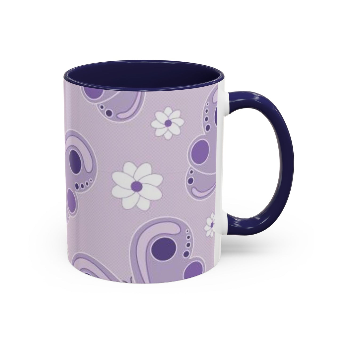 Butterfly Accent Coffee Mug - Floral Drinkware for Nature Lovers, Gift for Her, Spring Decor, Cute Coffee Cup