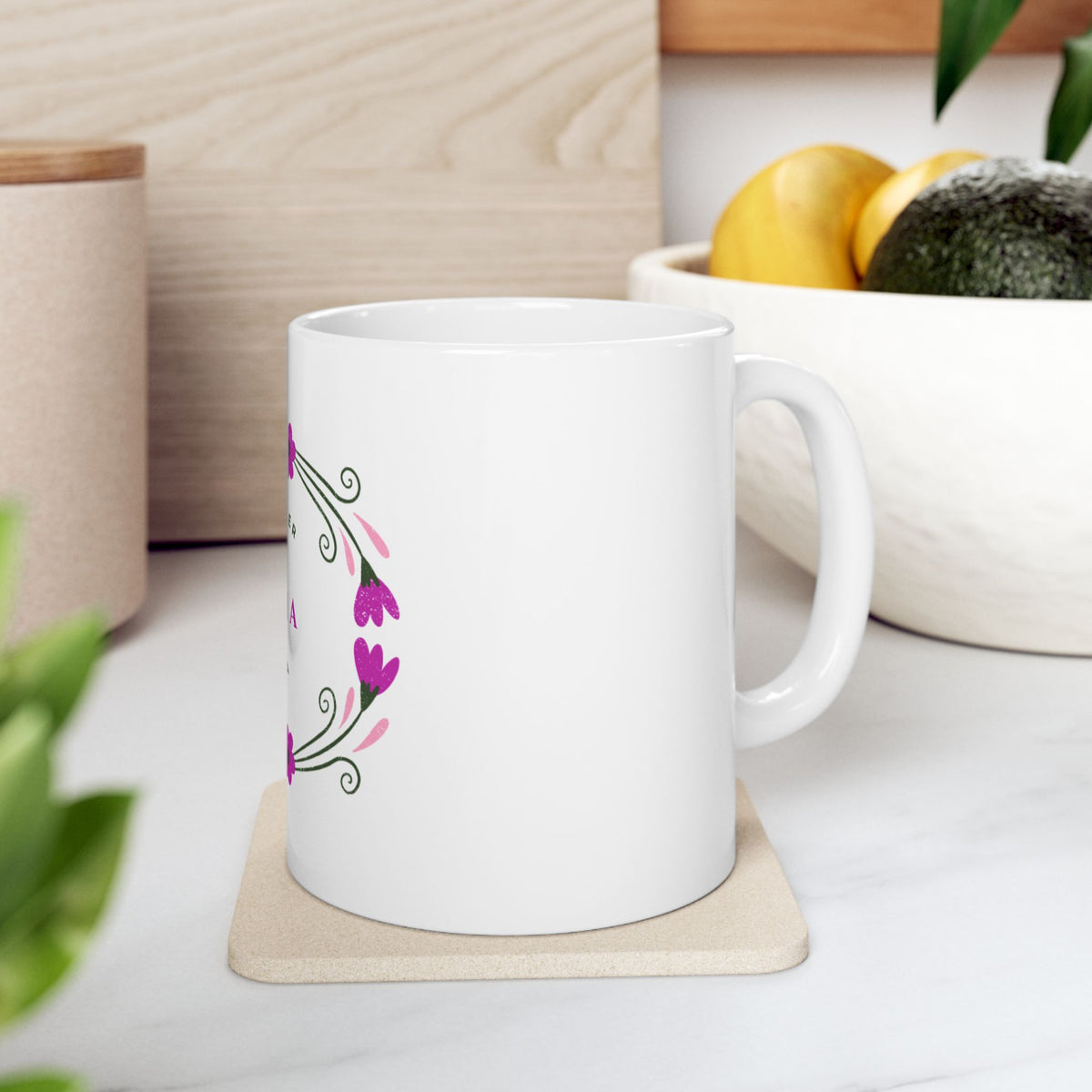 Taza Sofía – Sabiduría | Diseño Floral