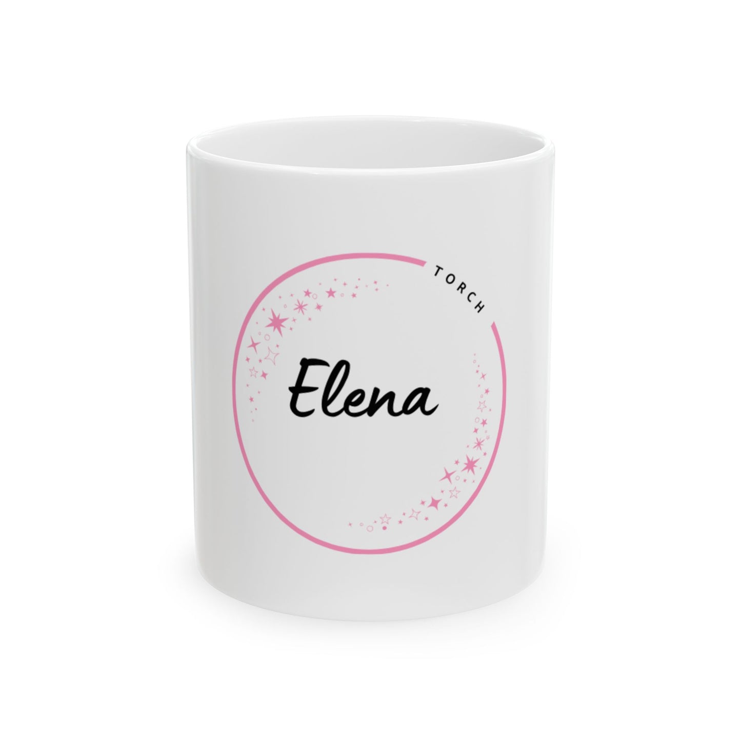 “Shine Like Elena – Personalized Coffee Mug with Name & Meaning”, Gift for Her, Coffee Lover, Unique Mug, Birthday Gift, Holiday Gift