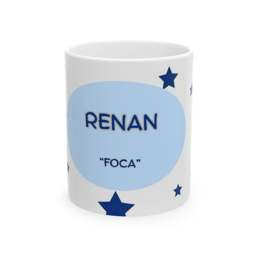 Personalized Starry Ceramic Mug, Custom Name Mug, Coffee Cup, Gift for Him, Unique Home Decor, Birthday Gift, Foca Mug