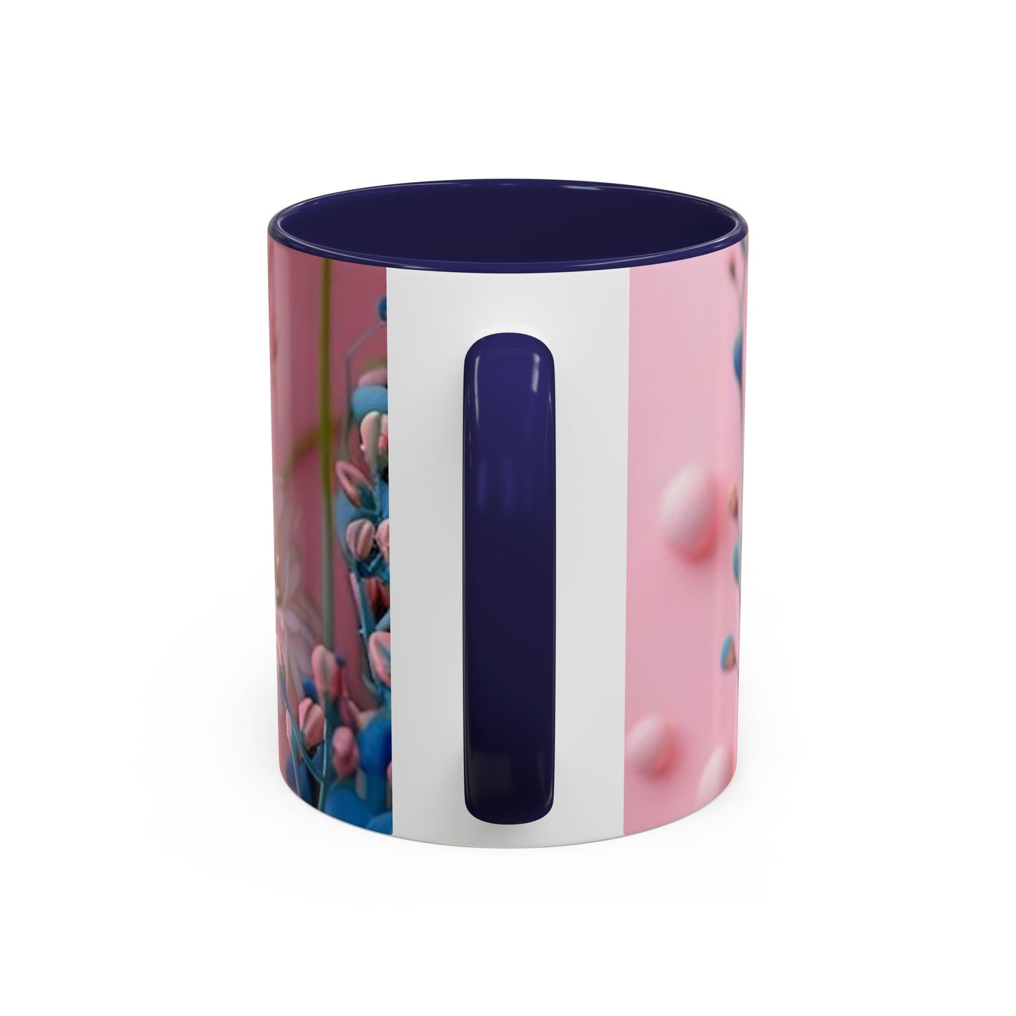 Floral Accent Coffee Mug - Vibrant Bloom Design, Gift for Flower Lovers, Coffee Break, Kitchen Decor, Mother's Day