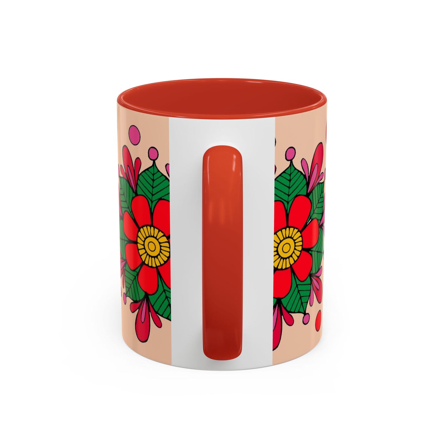 Vibrant Floral Coffee Mug