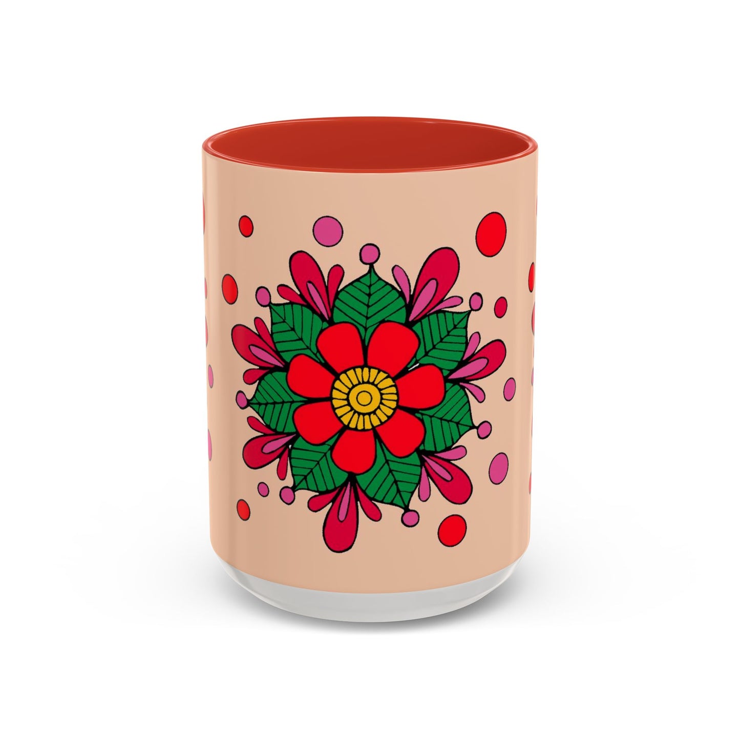 Vibrant Floral Coffee Mug