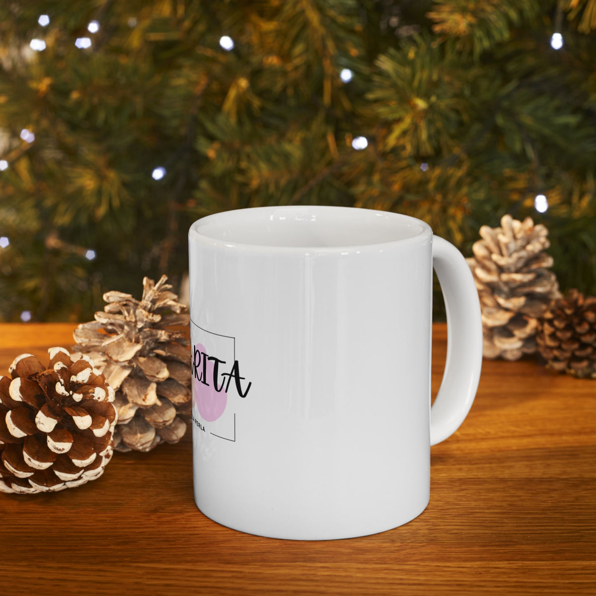 Taza Margarita – Perla y Flor | Diseño Moderno