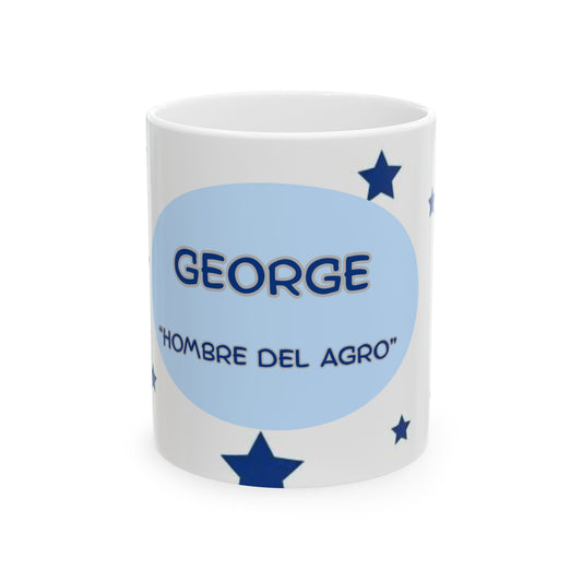 Personalized Ceramic Starry Mug, Custom Name Gift, Coffee Cup for Any Occasion, Perfect for Birthdays, Holidays, and Celebrations