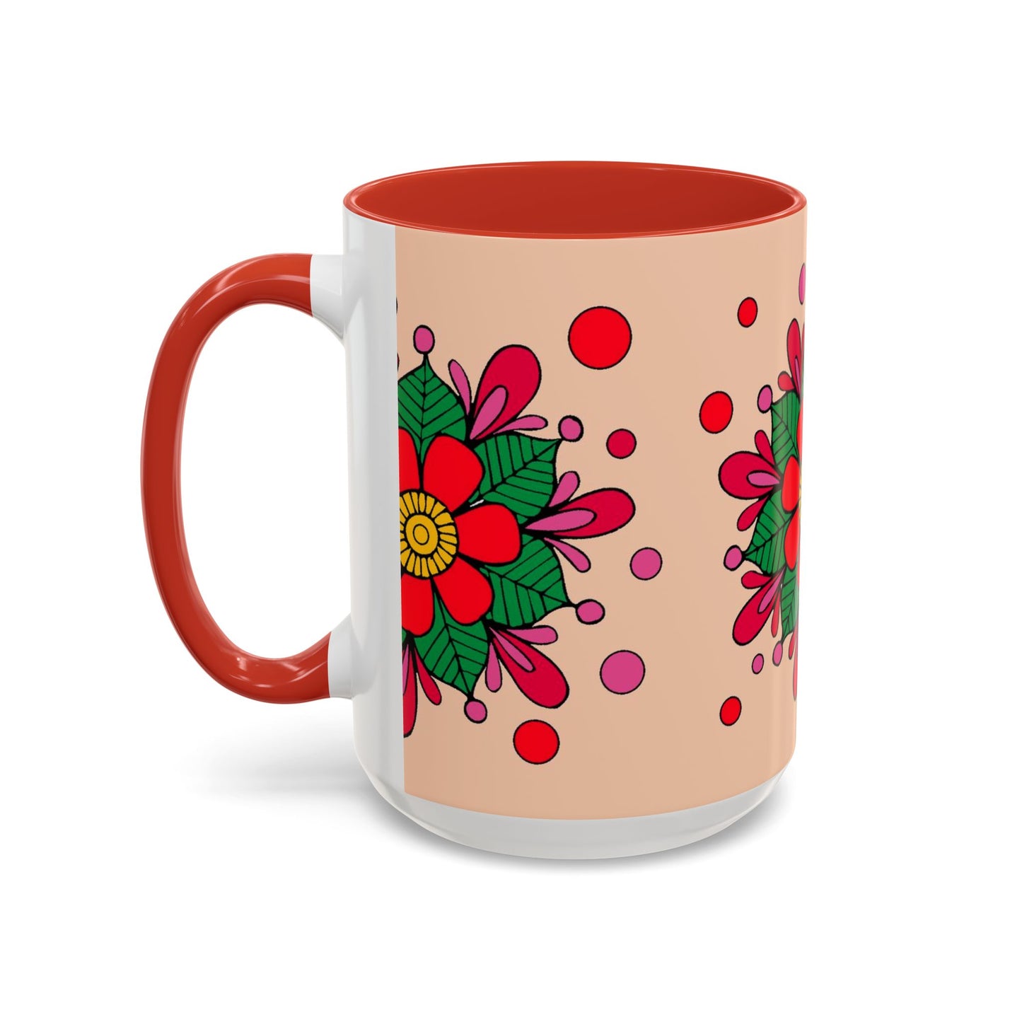 Vibrant Floral Coffee Mug