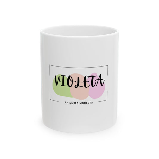 Taza Violeta – Belleza, Delicadeza y Sensibilidad | Diseño Moderno