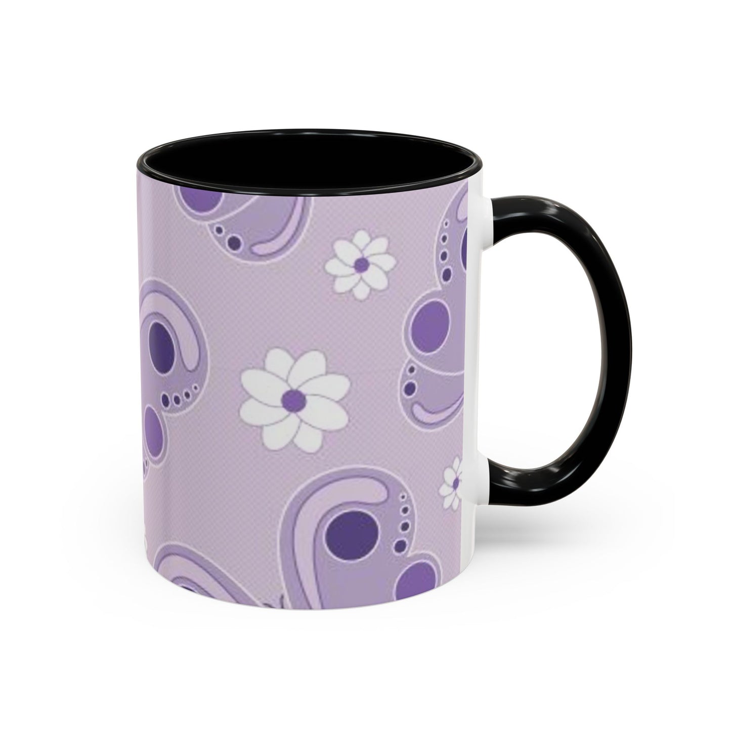 Butterfly Accent Coffee Mug - Floral Drinkware for Nature Lovers, Gift for Her, Spring Decor, Cute Coffee Cup