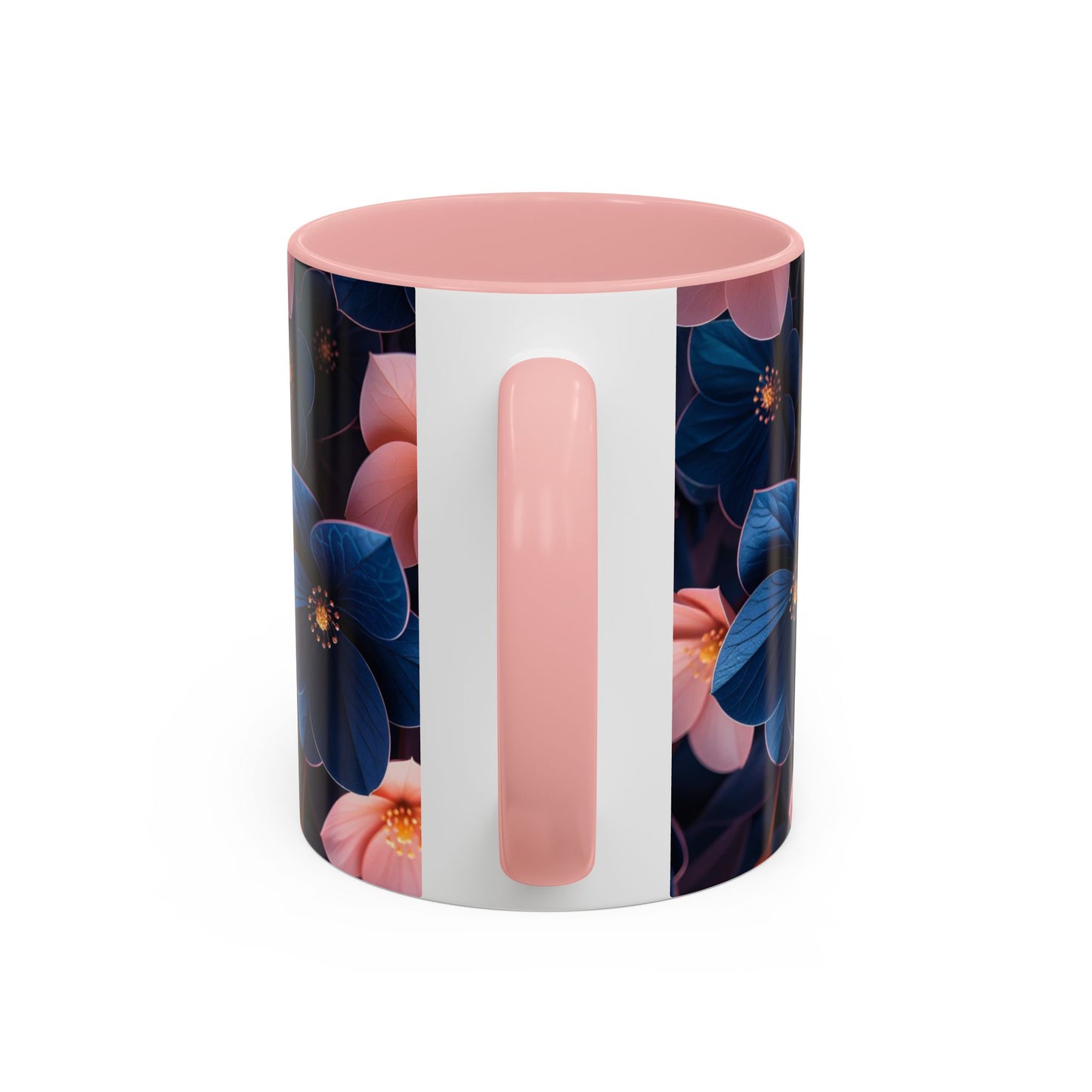 Floral Accent Coffee Mug | Stylish Drinkware for Flower Lovers, Gift for Gardeners, Home Decor, Spring Celebrations, Unique Gift Idea