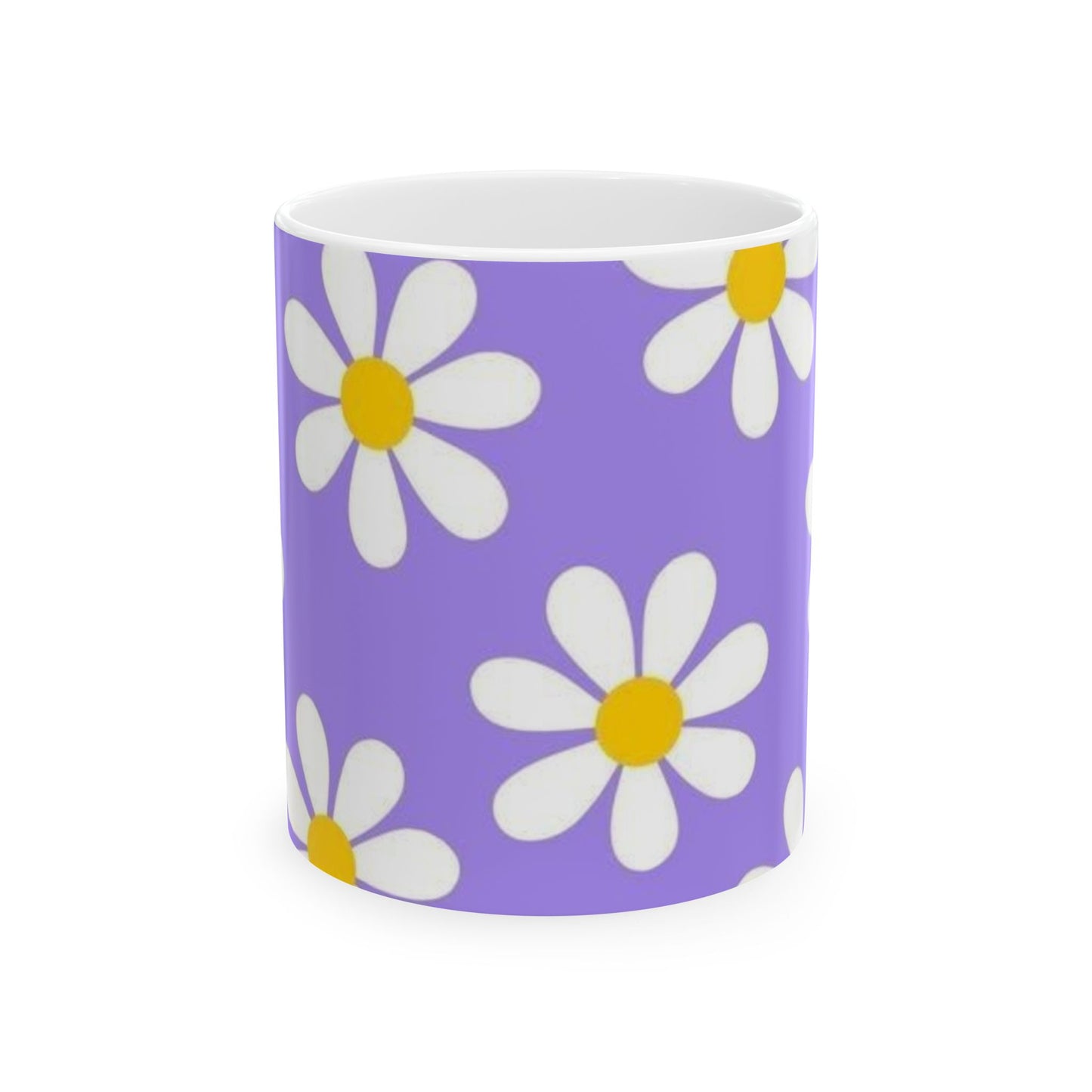 Daisies Ceramic Cofee  Mug, (11oz, 15oz)