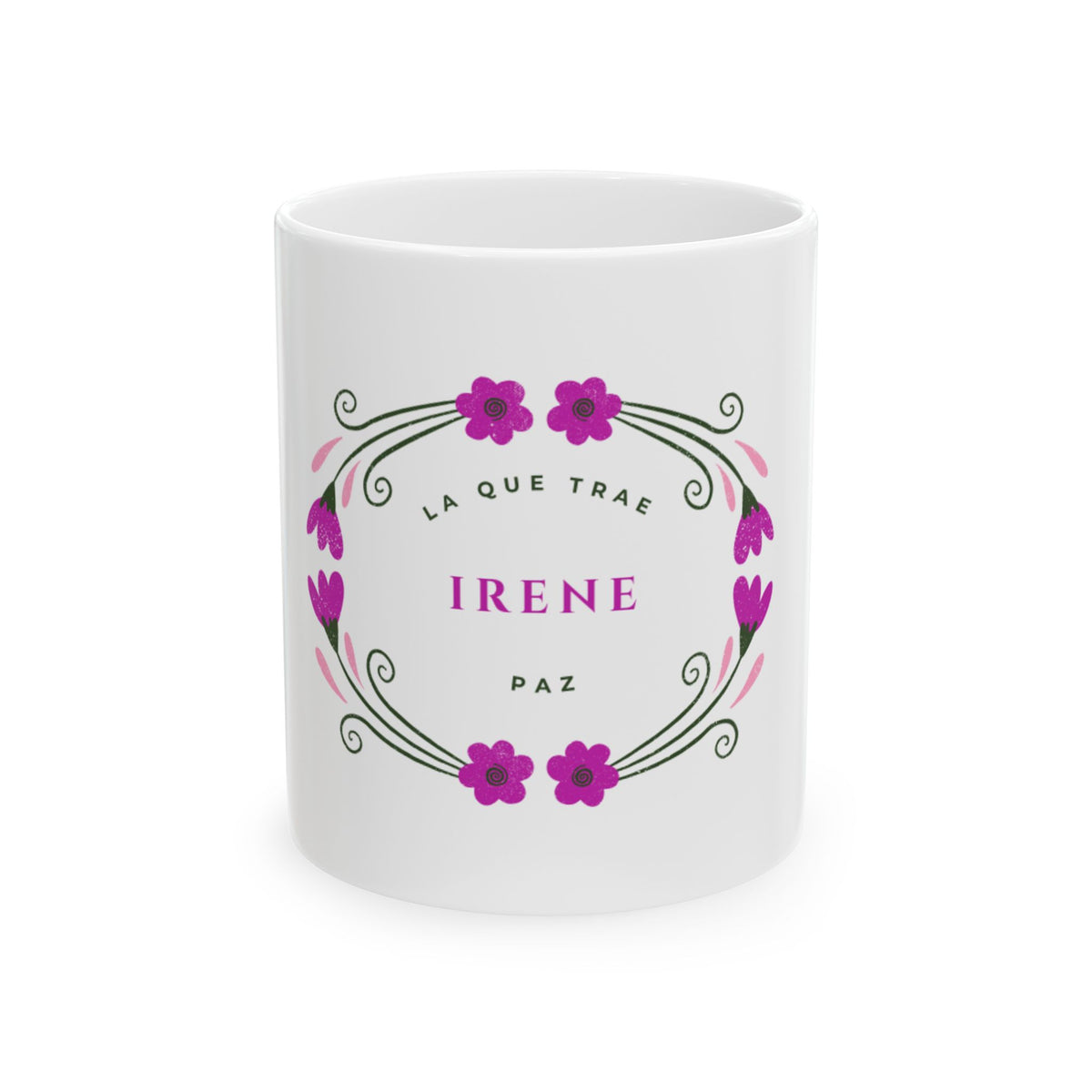 Taza Irene – Paz | Diseño Floral