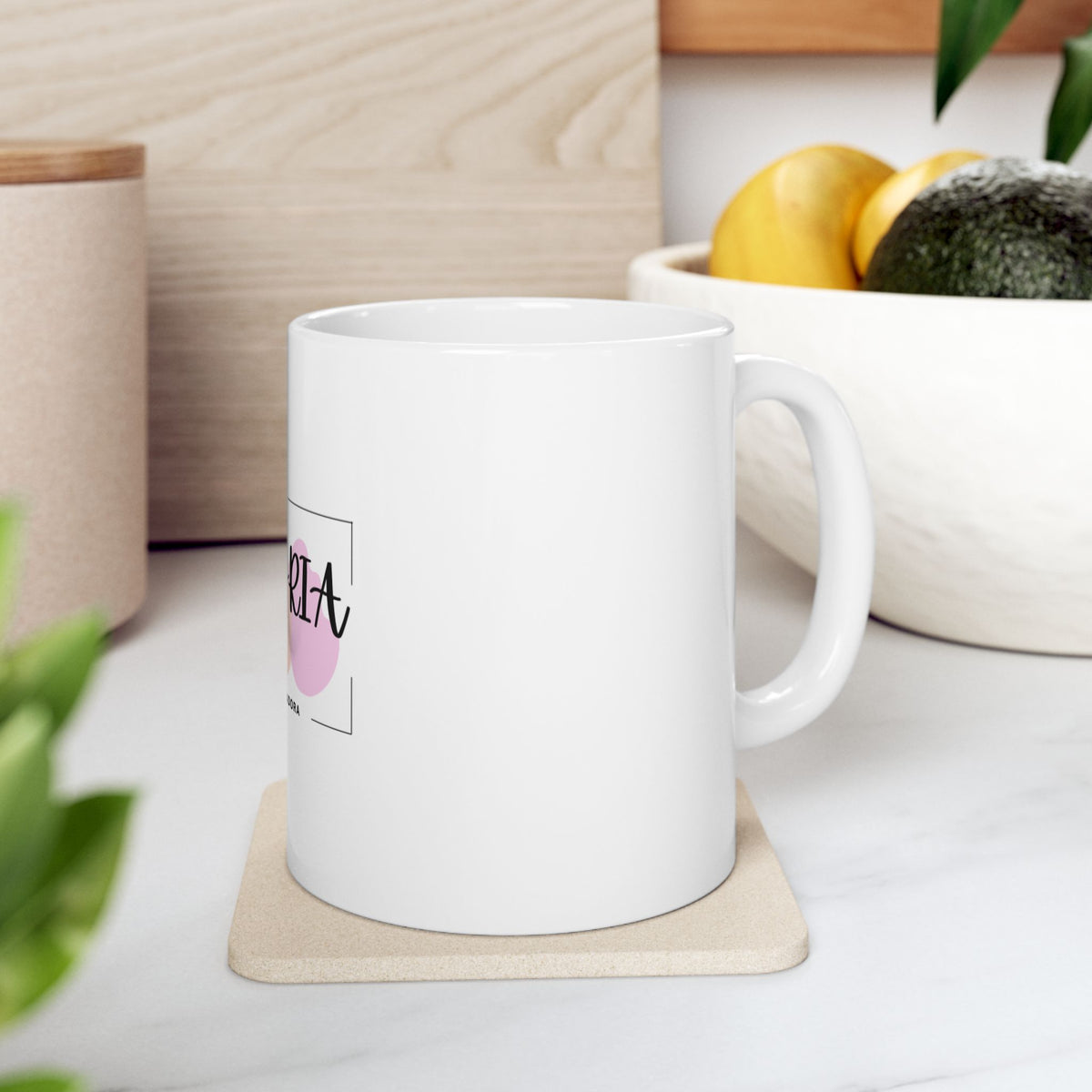 Victoria Taza con Significado del Nombre – Triunfo, Victoria | Taza Moderna para Mujer | Regalo para Mamá, Hija, Hermana o Amiga | Taza de Café