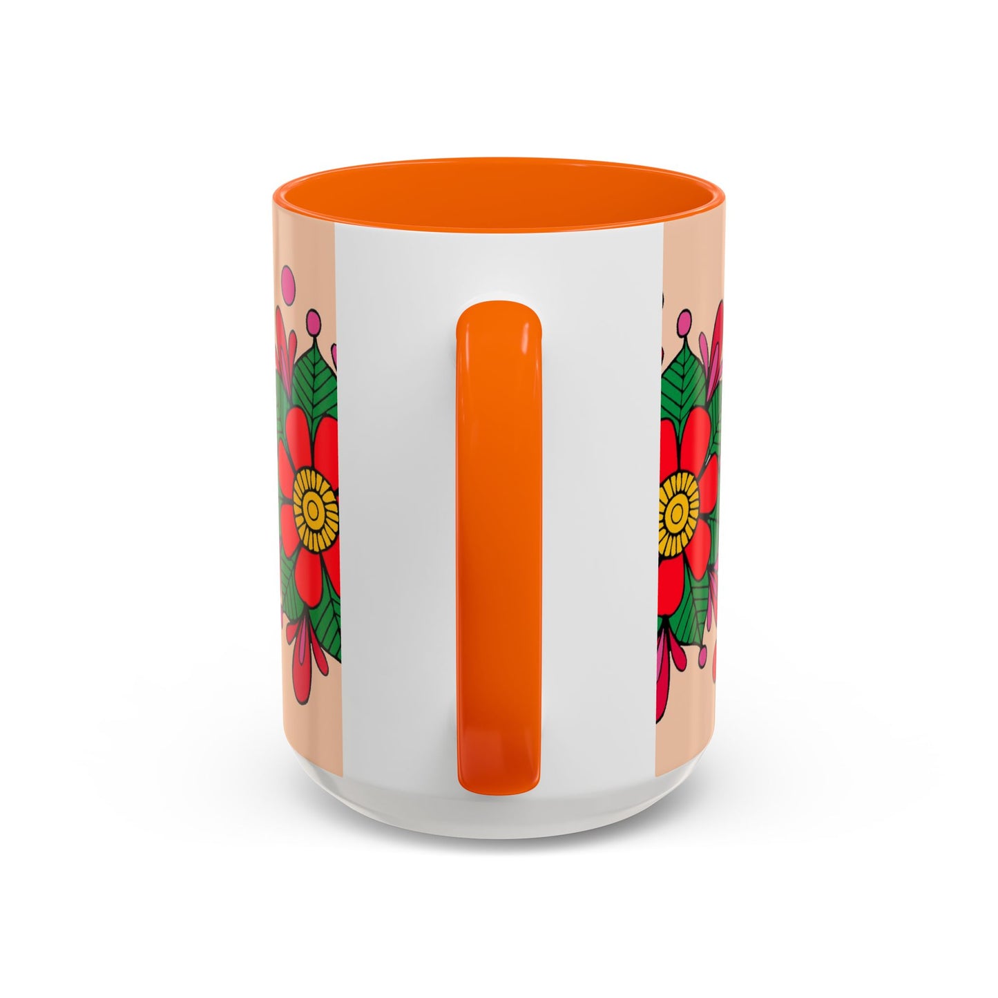 Vibrant Floral Coffee Mug