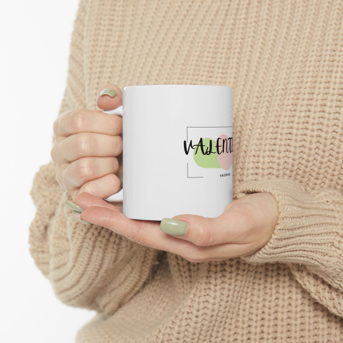 Taza Valentina – Valiente y Fuerte | Diseño Moderno